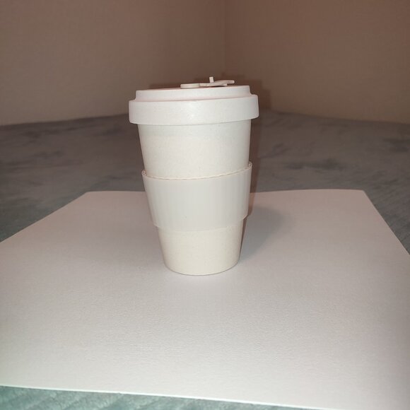 New in Box Earthware Bamboo Eco Cup Coffee Mug Travel Car Office 14 oz Tumbler - Picture 4 of 15